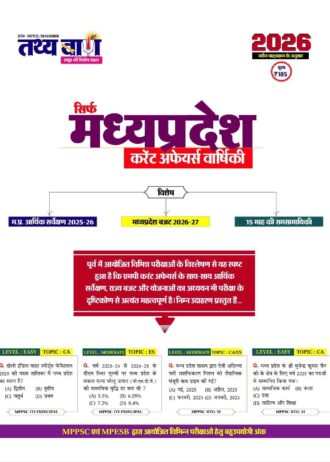 MADHYA PRADESH CURRENT AFFAIRN Varshikank HINDI  Tathyabaan MP Current Affairs Varshiki 2026 (Hindi)